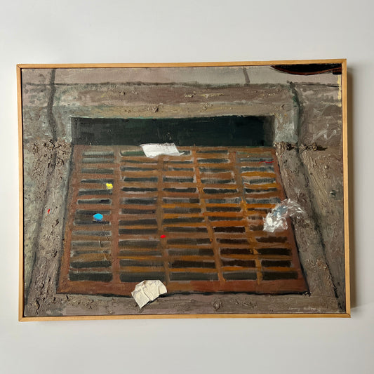 Jimmy Bellew "Thank You, Celia" Mixed Media Sidewalk Grate